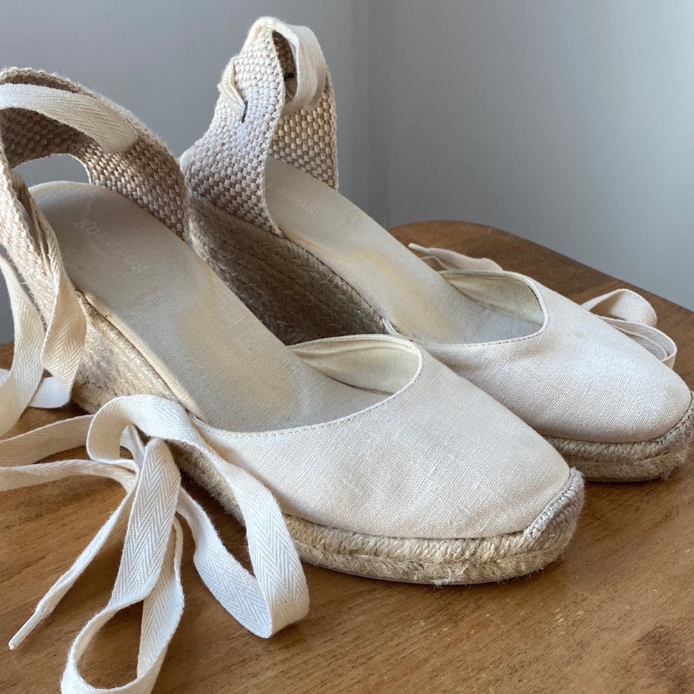 Soludos lace up espadrilles